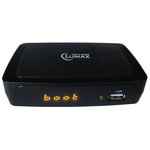Ресивер цифрового эфирного ТВ LUMAX 555 HD дисплей