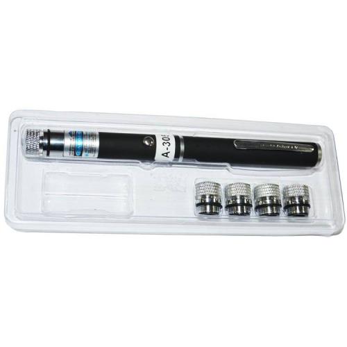 Указка лазерная 500-1000W фиолетовая (1(5) насадок A-305