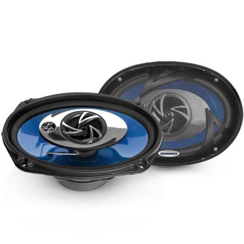 Автоколонки SOUNDMAX CSD(L)-693 15x23см 3-х пол 110Вт коаксиальная