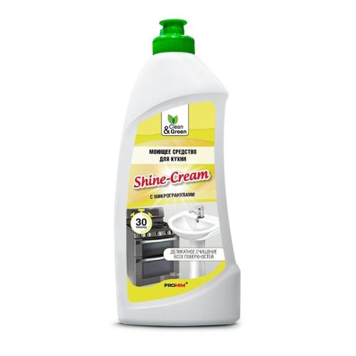 Средство моющее для кухни (антижир крем) Shine-Cream 500мл Clean&Green 8077