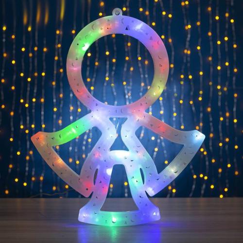 Фигура светодиодная Колокольчики 43х25см,35LED,240V,разноцв. 4364272