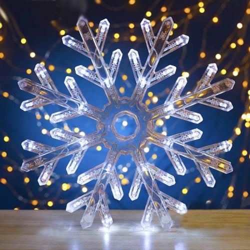 Фигура светодиодная Снежинка d=30см,40LED,220V,8режимов,Белый 2314973