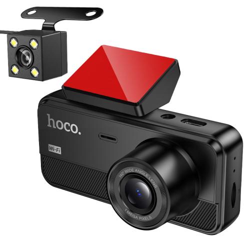 Видеорегистратор HOCO DV15 2in1 2K 1 камера, 1.47 TFT, max 128GB