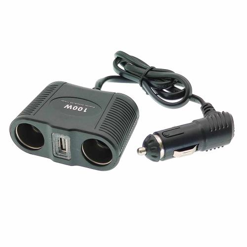 Разветв прикур Olesson 1645 (2 вых.+USB) авто