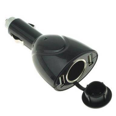 разветв прикур WF-098 (1 вых.+2USB) авто