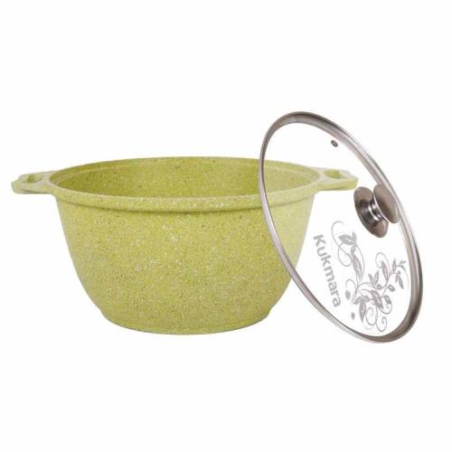 Кастрюля Kukmara ж31tsl линия "Trendy style" (lime) 3л стекл.крышка 80190