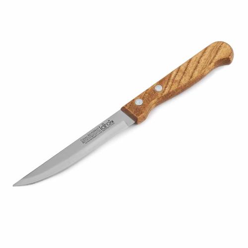 Нож LARA LR05-37 универсальный 10,1см/4" деревянная буковая ручка,сталь 8CR13Mov 1мм