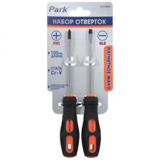 отвертки набор 2шт Park PH1/SL5*100 OTV15NB