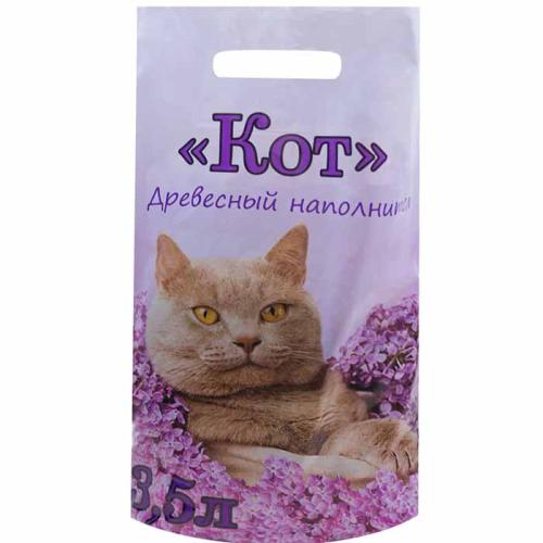 Наполнитель "Кот" древесный 3,5л