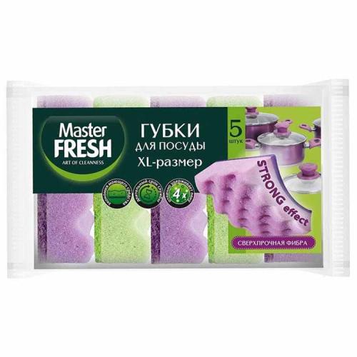 Губка для посуды Master FRESH XL/XXL 5шт. ЕХ6597