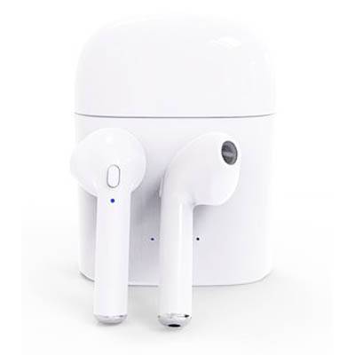 гарнитура Bluetooth 4.2 i7STWS вкладыши (столбик) белые с зарядным устройством К