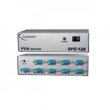Разветвитель VGA Gembird GVS124,HD15M/4x15M, 1 комп-4 монит