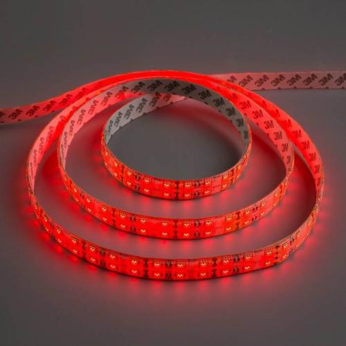 Лента светодиодная 12V 28.8W/m 120Led/m IP65 SMD5050 10-12Лм/1LED красный (5м) 848560
