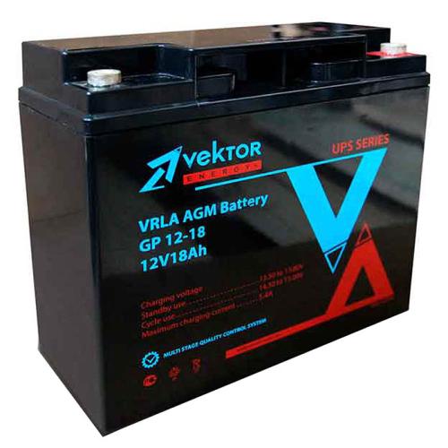 Аккумулятор свинцово-кислотный 12V(18А/ч) Vektor Battery GP 12-18SF