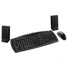 Компьютерный набор GENIUS KMS U110(клав.KB-09e+мышьNS120+колонки SP-U110)USB