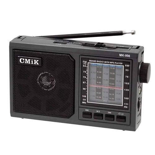 Радиоприемник CMIK MK-998 (FM,AM,SW1-5) SD,USB, Type-C