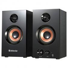 колонки активные компьютерные DEFENDER AURORA S20 USB 2.0 2*10W дер корп.
