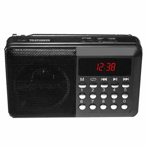 радиоприемник TELEFUNKEN TF-1667 (FM,SW,AM)MP3,USB,SD