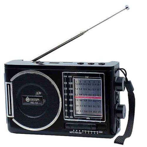 Р/пр deespi RE-12 (FM, AM, SW, USB, Micro SD ) S1206