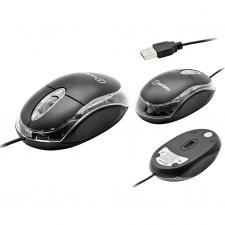 мышь Oхion OMS001BK проводная,с подсветкой 1000DPI,3кн,USB