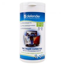 Влажные чистящие салфетки DEFENDER 30600 для ЖК/плазм (50+50шт)