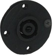 Гнездо микрофонное SPKON 4P корпусное круглое (6444)