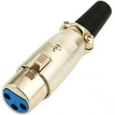 Гнездо CANON(XLR-3P)микрофонное кабельное позолоченное (6003)(4717)