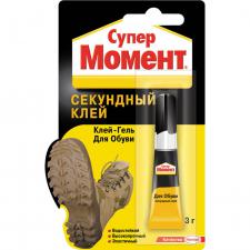 клей супер Момент для обуви 3г 27323