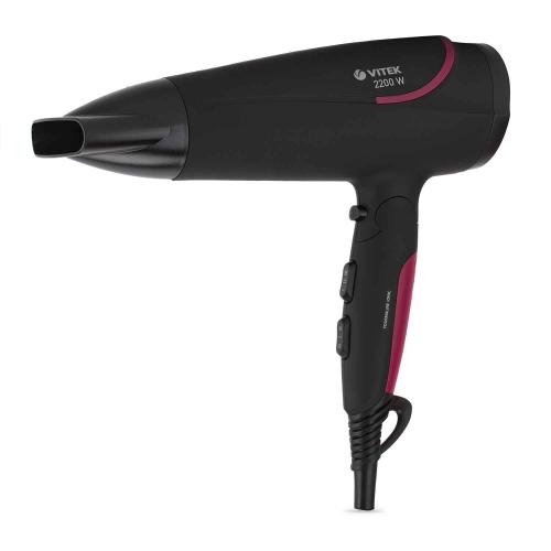 фен VITEK-8226 2200W 3 реж.,хол.возд.,концентратор, скл.ручка (12)