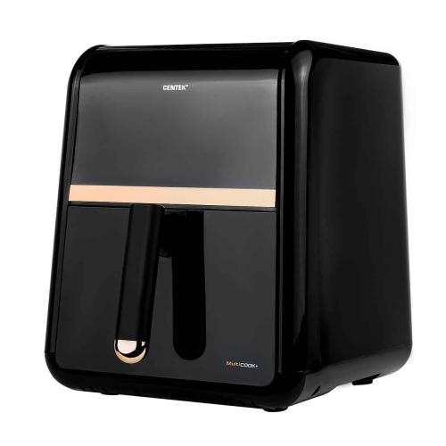 Аэрогриль CENTEK CT-3102 1500Вт, чаша 5л, сенсорное упр-е, 8 программ, обдув 360гр.