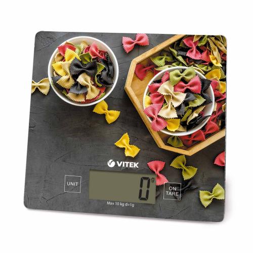 Весы VITEK-8027 кухонные электронные 10кг, стекло