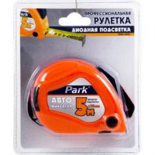 рулетка Park с диод. подсв. полотна 2 фикс 5мx25мм ТМ34-5025