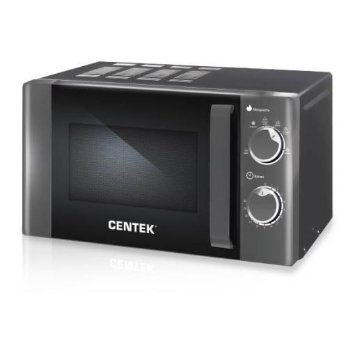 Микроволновая печь CENTEK CT-1583 20л, 700Вт, 6режимов, таймер,подсветка хромированные перекл.