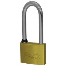 замок навесной Park BC-0140-01(латунный, ключ мех латунь,3ключа, с длинной дужкой)