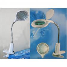 Лупа 3Х+доп.12Х настольн.с подсвет. 60LED малая с прищепкой (31-0244) REXANT 8096 LED
