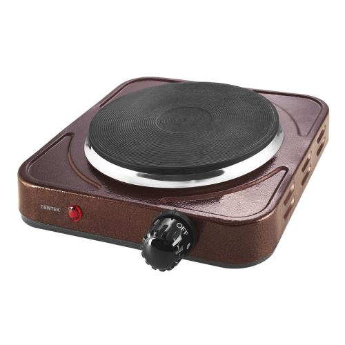 Плита электро CENTEK CT-1506 Siberia 1000Вт, 1 конф 155мм, чугун блин, индикатор, усиленный корпус..