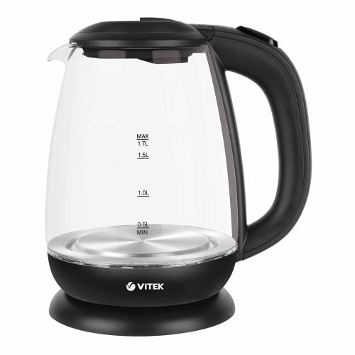 Чайник VITEK-7058 1,7л, 2200Вт стекло