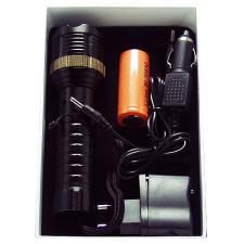фонарь аккумуляторный 1 светод. 6000W 5BL-E мощн. 3AAA+З/У zoom