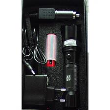 Фонарь аккумуляторный 1 светод. 38000W 8008(к88/k98) KSK Linza/Zoom/3реж (acc 3.7V)+з/у, прикурив.