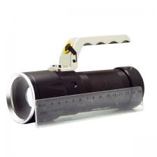 Фонарь аккумуляторный 1 светод. 28000/88000W 3406,07 FA мощн (18650) (2*acc 3.7V)+з/у, прикурив.