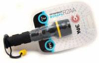 Фонарь ERA R2AA(3LED) резина, блистер(43445)
