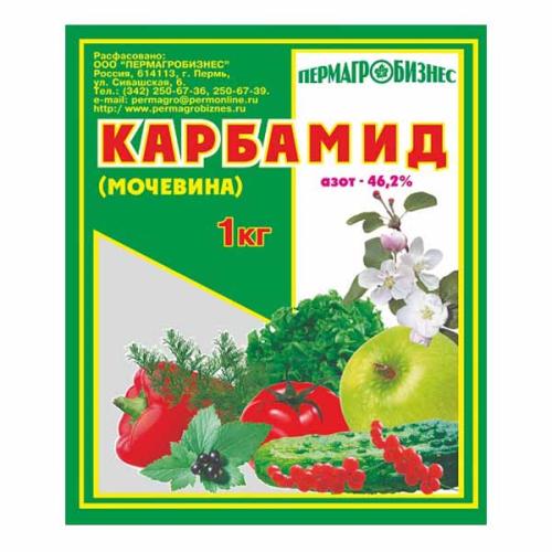 Удобрение Пермь Карбамид (мочевина) 1кг (зеленая упаковка)