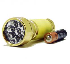 Фонарь 9 светод. 0,5W 103Y-9C мощн. cветящ.(3хААА)