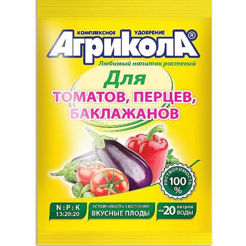 Удобрение ГРИН БЭЛТ Агрикола 3 для томатов,перцев,баклажанов 50г