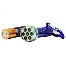 фонарь 7 светодиодный NG-011-7L (3АG13)c подсвет.