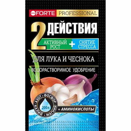 Удобрение Bona Forte водораствор.для лука и чеснока с аминокислотами 100г