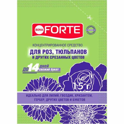 Средство сухое для срезанных цветов 15г Bona Forte