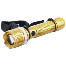 Фонарь 1 светод. 2000-5000W 676 Y (189F) мощн. 2R20 крут. zoom