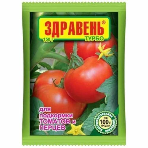 Удобрение Здравень Турбо для томатов,перцев 150г В/Х