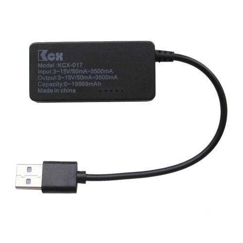 тестер USB KCX-017 измеритель напряжения и тока потребляемого через USB порт с проводом